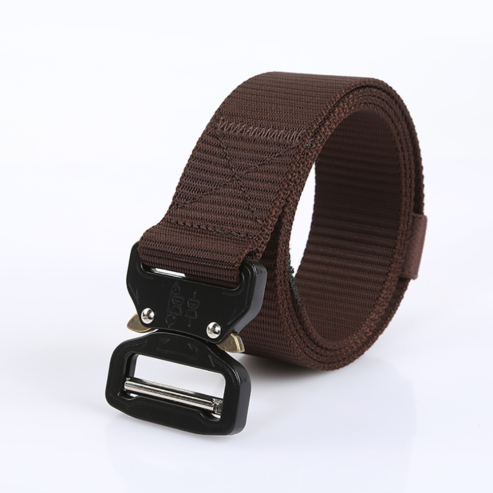 Welovcho Tactical Belt Men Military Army Nylon Waist Belt Combat Training Equipment Carry Belts Men Hunting Waistband 110-140cm C19021601