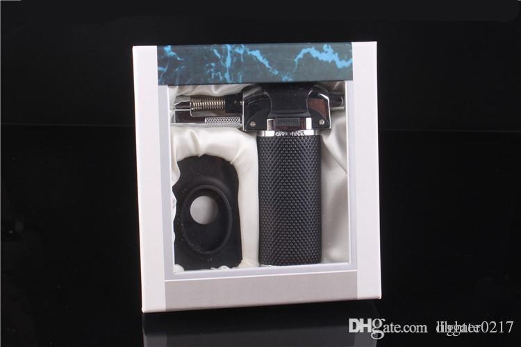 Scorch Jet Flame Kitchen Torch Metal creme brulee Windproof RefillableTorch Lighter Gas Butane W260202