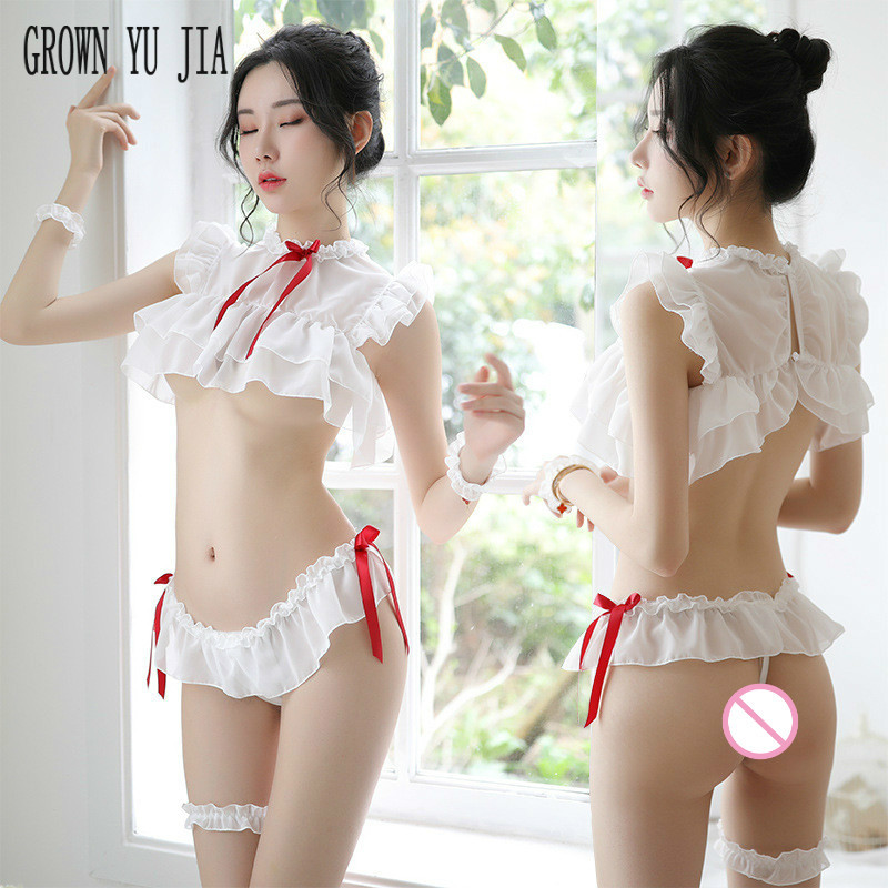 Harajuku set sexy lingerie hot nurse uniform white Erotic maid cosplay T-back porno babydoll sexy japanese lingerie pajamas LY191222, Khaki
Harajuku set sexy lingerie hot nurse uniform white Erotic maid cosplay T-back porno babydoll sexy japanese lingerie pajamas LY191222, Khaki