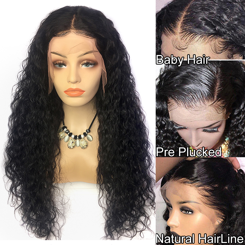 Kinky Curly Lace Front Wigs Brazilian Human Hair HD Closure Virgin 360 full Frontal Wig For Black Women Pre Plucked 130%density DIVA1