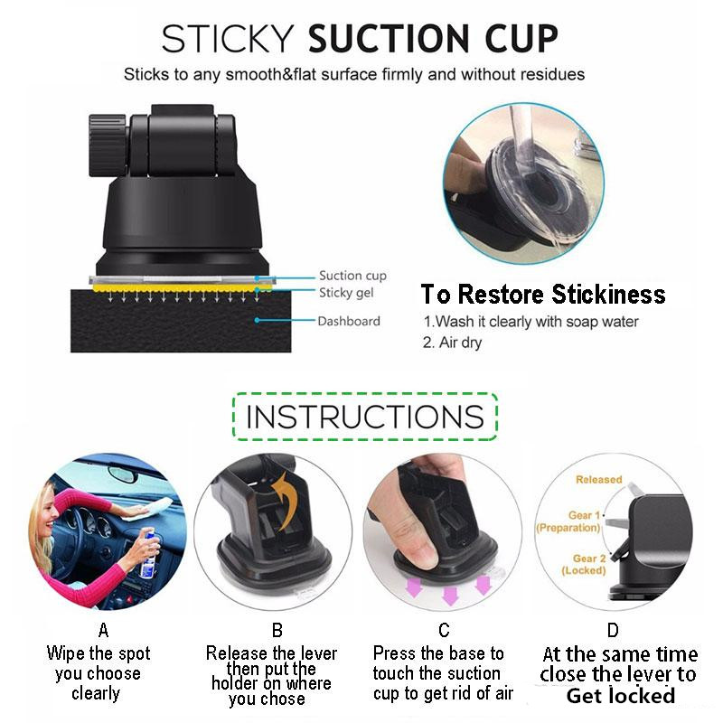 Telescopic 360 Rotation Car Phone Holder For iPhone 16 16e 15 14 Plus 13 12 11 Pro Max Samsung S25 S24 S23 Ultra Plus Car Windshield Mount Magnetic Ph - view 3