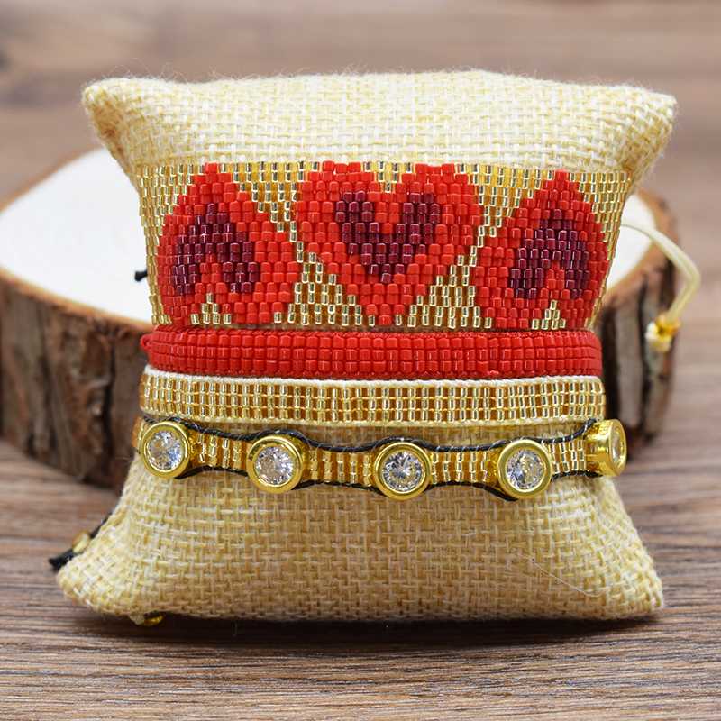 Rttooas Red Heart Charm Bracelets Women Pulseras Mujer Moda 2020 MIYUKI Handmade Woven Fashion Female Jewelry
Rttooas Red Heart Charm Bracelets Women Pulseras Mujer Moda 2020 MIYUKI Handmade Woven Fashion Female Jewelry