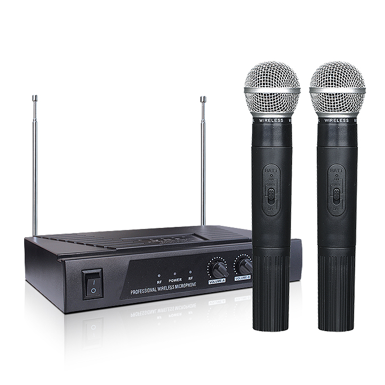 Professional VHF Wireless Microphone MV-289 System with 2 Handheld Mics Dual Channel Karaoke for Singing Machine Portable Home KTV Set PA CD
Professional VHF Wireless Microphone MV-289 System with 2 Handheld Mics Dual Channel Karaoke for Singing Machine Portable Home KTV Set PA CD