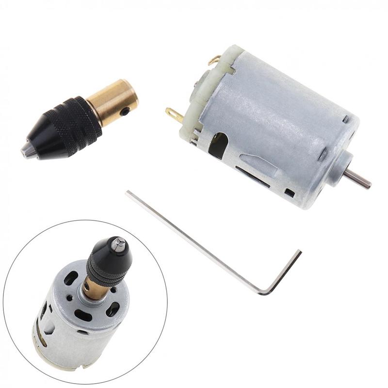 SHGO HOT-Pcb Wood Plastic Cardboard Hole Saw Dc 12-24V Mini 385 Motor Hand Drill With Multifunction Three-Jaw Chuck And Wrench
SHGO HOT-Pcb Wood Plastic Cardboard Hole Saw Dc 12-24V Mini 385 Motor Hand Drill With Multifunction Three-Jaw Chuck And Wrench