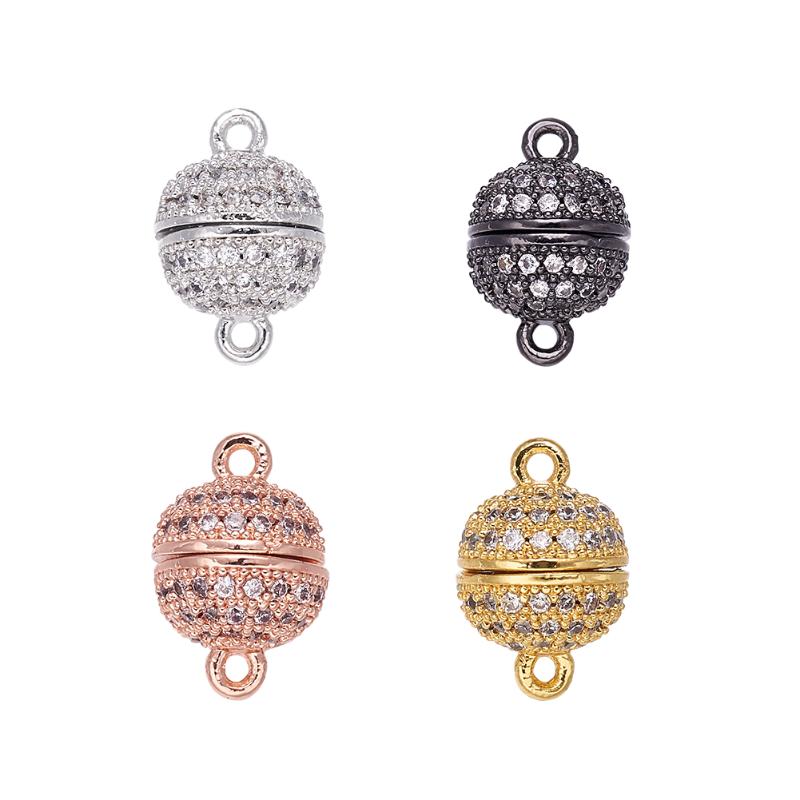 13.5x8mm Brass Micro Pave Cubic Zirconia Magnetic Clasps with Crystal Rhinestone for Jewelry Finding DIY Making Round Hole:1.5mm
13.5x8mm Brass Micro Pave Cubic Zirconia Magnetic Clasps with Crystal Rhinestone for Jewelry Finding DIY Making Round Hole:1.5mm