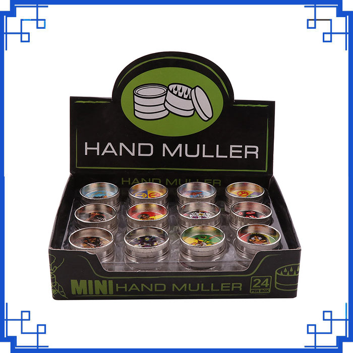 in stock Mini 30MM 2 Piece Zinc Alloy Metal Herb Grinder Metal Tobacco Herb Grinder Handle Muller Spice Crusher Different Pattern
in stock Mini 30MM 2 Piece Zinc Alloy Metal Herb Grinder Metal Tobacco Herb Grinder Handle Muller Spice Crusher Different Pattern
