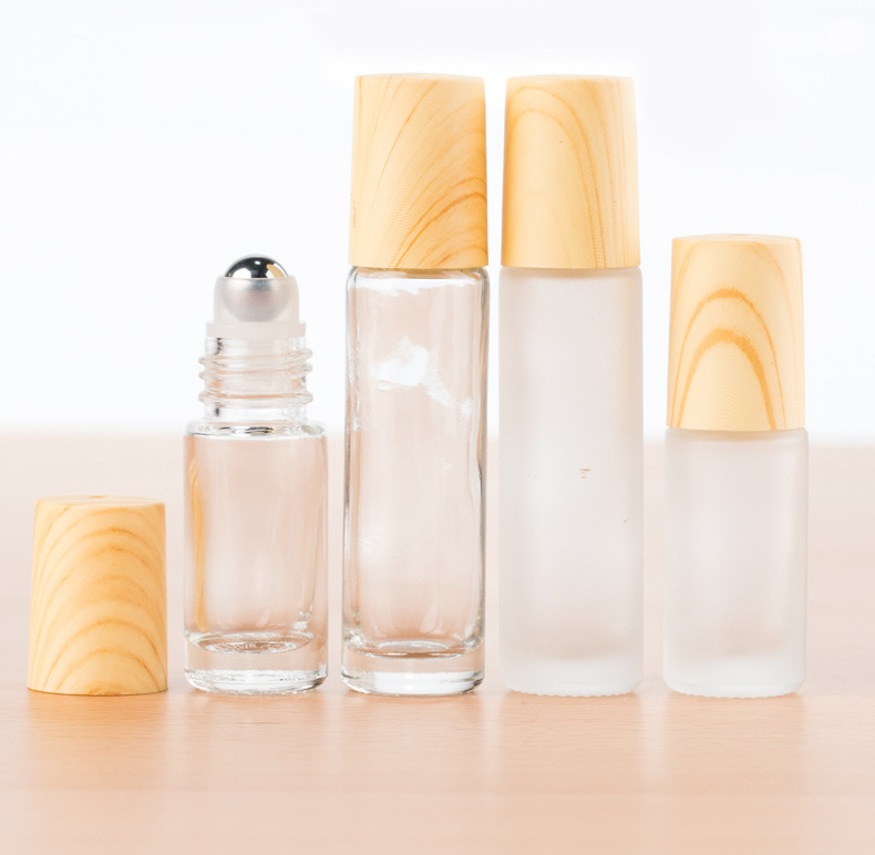 5ml 10ml Frosted Glass Roller Bottle Bamboo Wood Like Printing Essential Oil Sample Perfume Roll on Bottle Fragrance Vials Steel Ball
5ml 10ml Frosted Glass Roller Bottle Bamboo Wood Like Printing Essential Oil Sample Perfume Roll on Bottle Fragrance Vials Steel Ball
