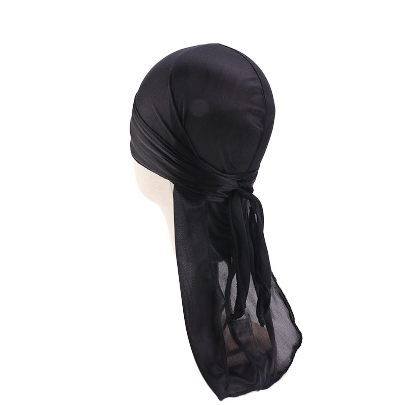 Kids Silky Durag Boy's Headwrap Children Bonnet Cap1