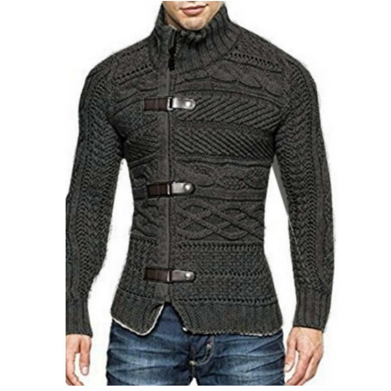 Cardigans Men Autumn Winter Sweatercoat Fashion Solid Sweaters Casual Warm Knitting Jumper Sweater Male Coats