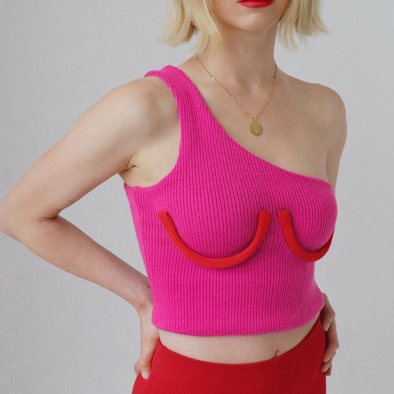 feitong Solid Camis Vest Women Tank Tops Female 2020 Summer Sexy One Shoulder Vest tank top#3, Red
feitong Solid Camis Vest Women Tank Tops Female 2020 Summer Sexy One Shoulder Vest tank top#3, Red