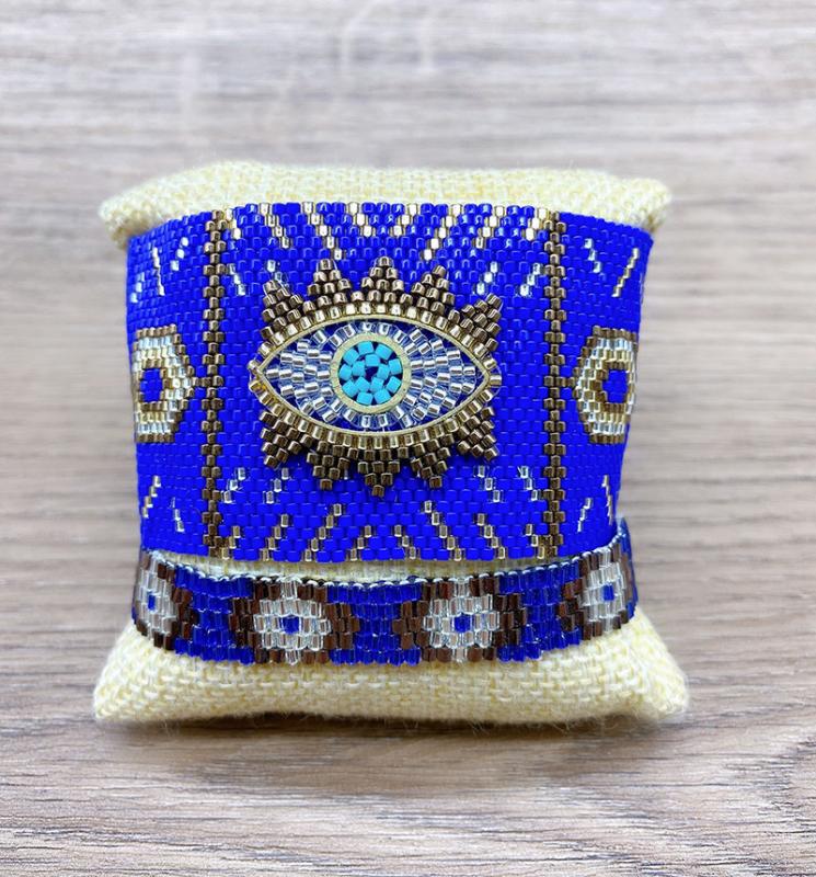 Rttooas MIYUKI Blue Evil Eye Bracelet Fashion Turkish Evil Eye Cuff Bracelets Pulseras Mujer Moda 2020 Handmade Woven Jewelry
Rttooas MIYUKI Blue Evil Eye Bracelet Fashion Turkish Evil Eye Cuff Bracelets Pulseras Mujer Moda 2020 Handmade Woven Jewelry
