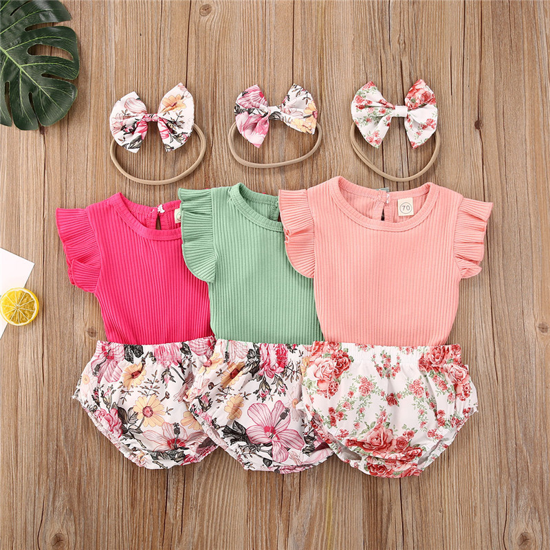 3Pcs Newborn Baby Girls Summer Outfit Clothes Short Sleeve Knitted Tops Jumpsuit Bodysuit+Pants+Headwear Casual Suits Set
3Pcs Newborn Baby Girls Summer Outfit Clothes Short Sleeve Knitted Tops Jumpsuit Bodysuit+Pants+Headwear Casual Suits Set