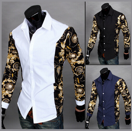 Mens Shirts New Arrival Fashion Style Men Shirt Fashion Patchwork Striped Long Sleeve Slim Fit Shirt For Men, Black
Mens Shirts New Arrival Fashion Style Men Shirt Fashion Patchwork Striped Long Sleeve Slim Fit Shirt For Men, Black