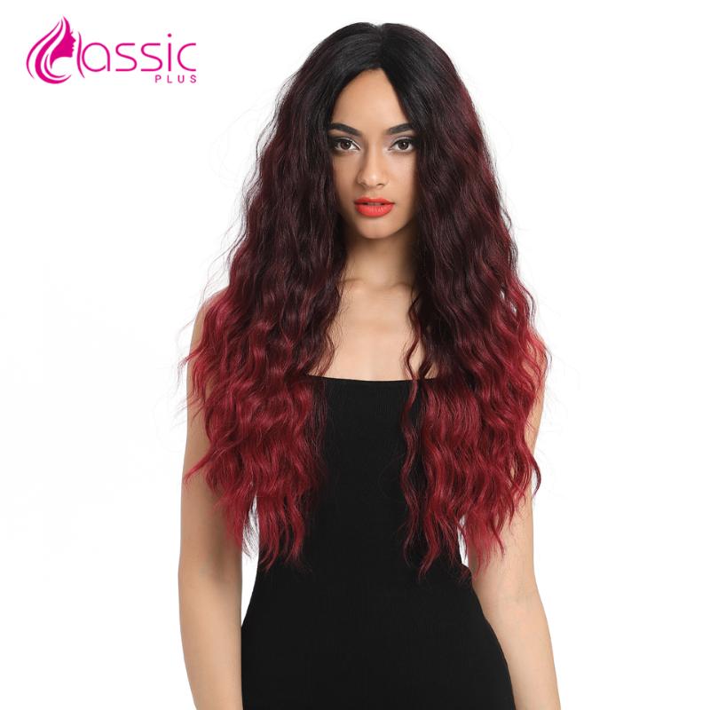 Classic Plus Synthetic Lace Front Wig Curly American Hair Ombre Heat Resistant Colored Wigs For Women Red Lace Frontal Wig Hair, 1b 
Classic Plus Synthetic Lace Front Wig Curly American Hair Ombre Heat Resistant Colored Wigs For Women Red Lace Frontal Wig Hair, 1b