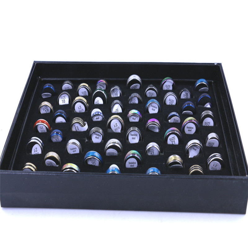 New Fashion Men Rings Jewelry Hot Titanium Steel Stainless Steel Rings 50pcs/box Size 18-21 Mix CY2
New Fashion Men Rings Jewelry Hot Titanium Steel Stainless Steel Rings 50pcs/box Size 18-21 Mix CY2