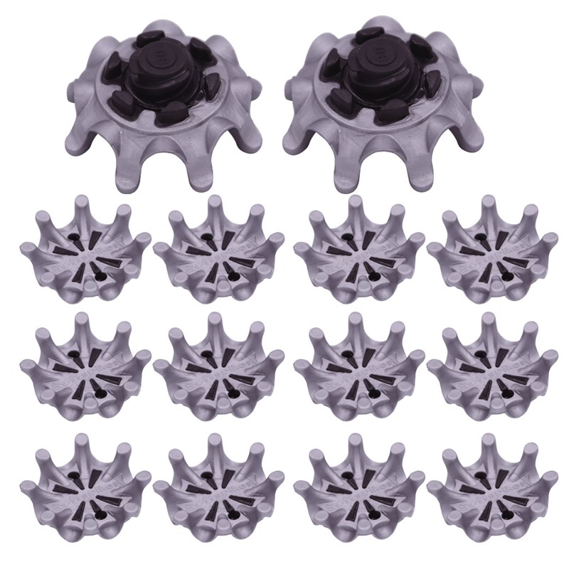 

14pcs Golf shoes soft Spikes Pins 1/4 Turn Fast Twist Shoe Spikes Replacement Set golf training aids