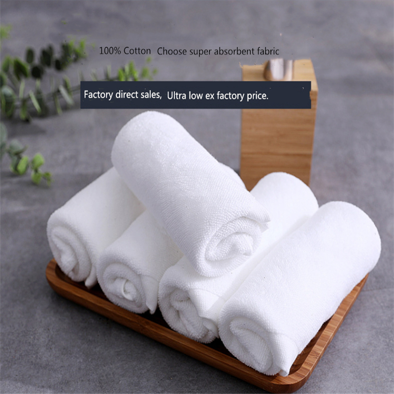 Factory wholesale cotton white towel 100g household hotel bath thickening face wash towel soft absorbent custom LOGO
Factory wholesale cotton white towel 100g household hotel bath thickening face wash towel soft absorbent custom LOGO