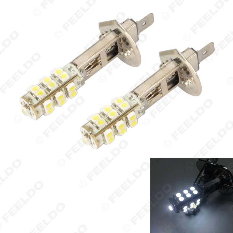 FEELDO 20Pcs Pure White Car LED Bulb 3528 Chip 25SMD H1 LED Fog Light Lamp Parking 12V Car Headlight #FD-4052
FEELDO 20Pcs Pure White Car LED Bulb 3528 Chip 25SMD H1 LED Fog Light Lamp Parking 12V Car Headlight #FD-4052