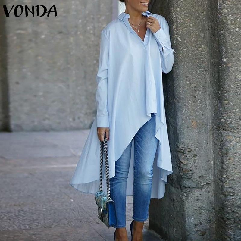 VONDA Asymmetric Blouse Women Casual Irregular Hem Blouse Party Shirts 2020 Autumn Long Sleeve Bohemian Tops Plus Size Blusas, Black
VONDA Asymmetric Blouse Women Casual Irregular Hem Blouse Party Shirts 2020 Autumn Long Sleeve Bohemian Tops Plus Size Blusas, Black