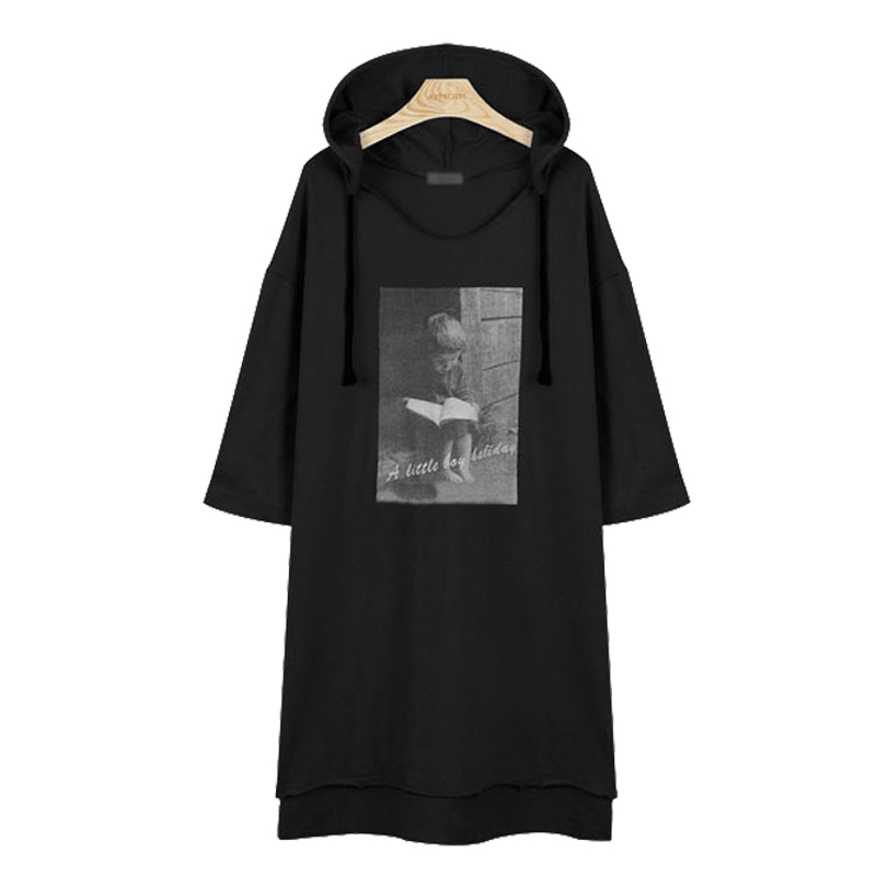 FLULU Casual Autumn Winter Women Sweatshirt 2018 Print Floral Warm Loose Hoodies Sweatshirt Long Sleeve BF Top Plus Size 5XL