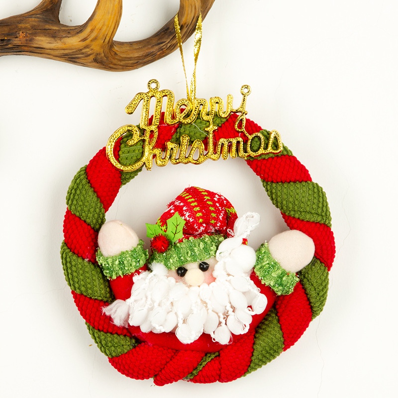 Christmas Decorative Wreath Pendant Garland with Plush Doll Holiday Door Wall Window Hanging Snowman Ornaments Kerst Decoratie
Christmas Decorative Wreath Pendant Garland with Plush Doll Holiday Door Wall Window Hanging Snowman Ornaments Kerst Decoratie