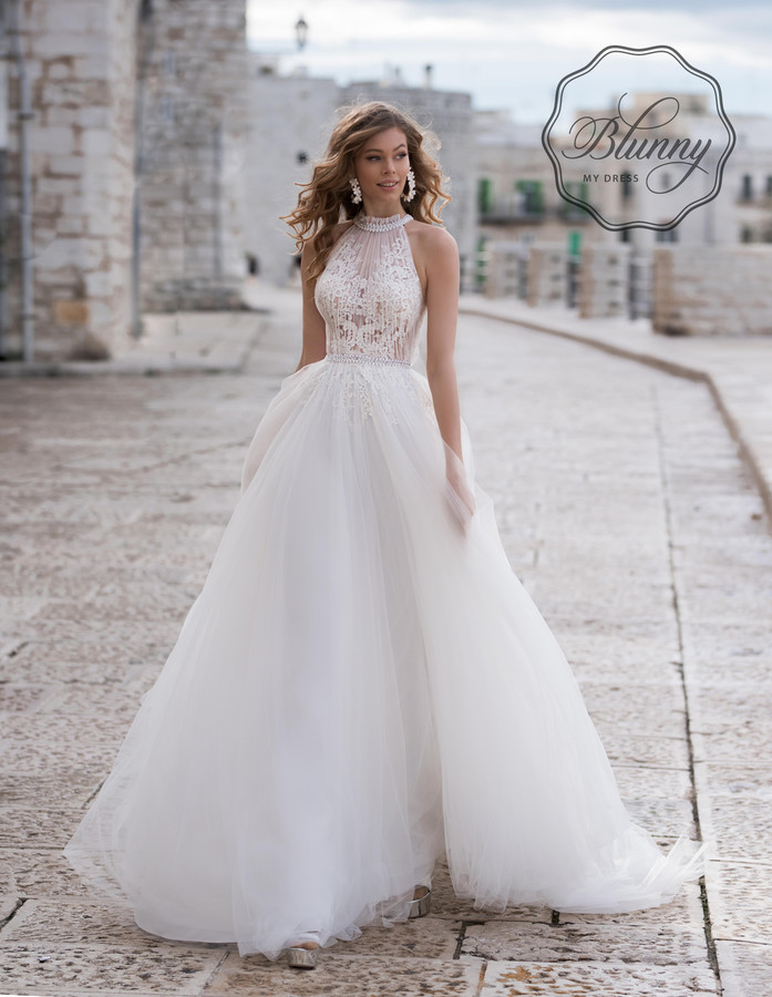 bohemian wedding dresses beaded high neck sleeveless lace appliqued sweep train beach bridal gowns custom made robes de marie