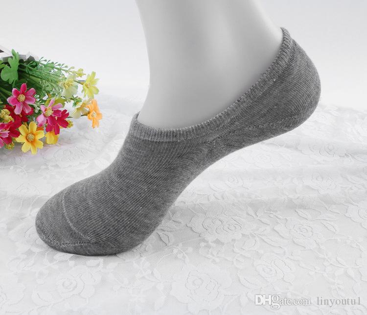 Summer Silicone Men Socks Anti-Silp No Show Retro Invisible Socks Lot Casual Slippers Thin Sox Set