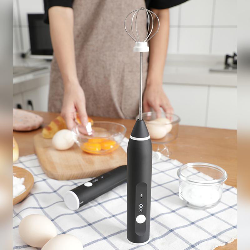 2 in 1 Electric Handheld Milk Frother Foamer Automatic Double Spring Whisk Head Coffee Milk Frother For Egg Tool Three Speeds
2 in 1 Electric Handheld Milk Frother Foamer Automatic Double Spring Whisk Head Coffee Milk Frother For Egg Tool Three Speeds