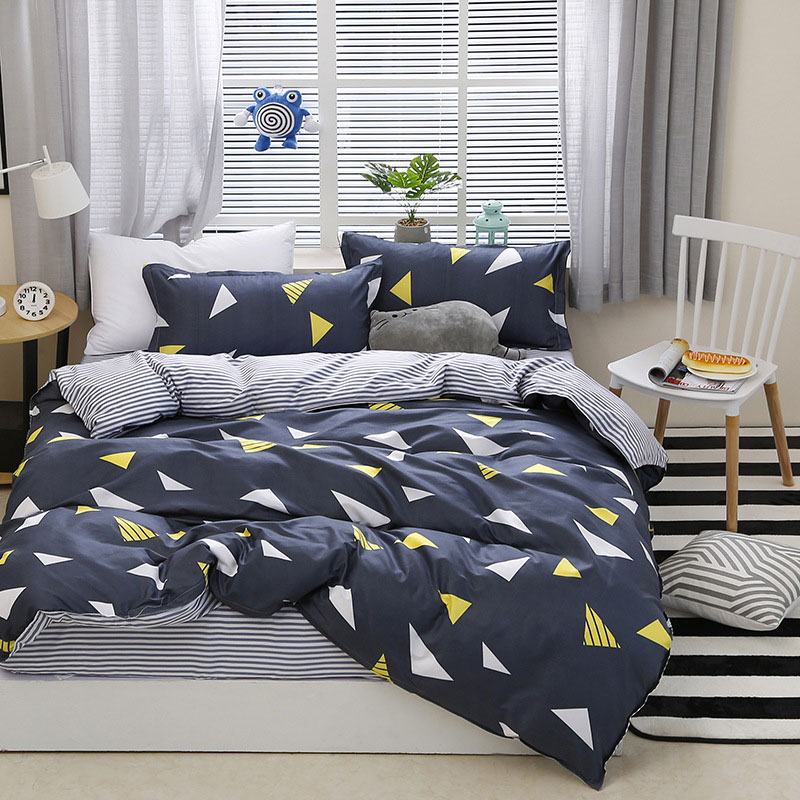 Geometric Stripe Printed 4pcs Girl Boy Bed Cover Set Duvet Cover Adult Child Bed Sheet Pillowcase Comforter Bedding Set 61020, 2tj-61022-009
Geometric Stripe Printed 4pcs Girl Boy Bed Cover Set Duvet Cover Adult Child Bed Sheet Pillowcase Comforter Bedding Set 61020, 2tj-61022-009