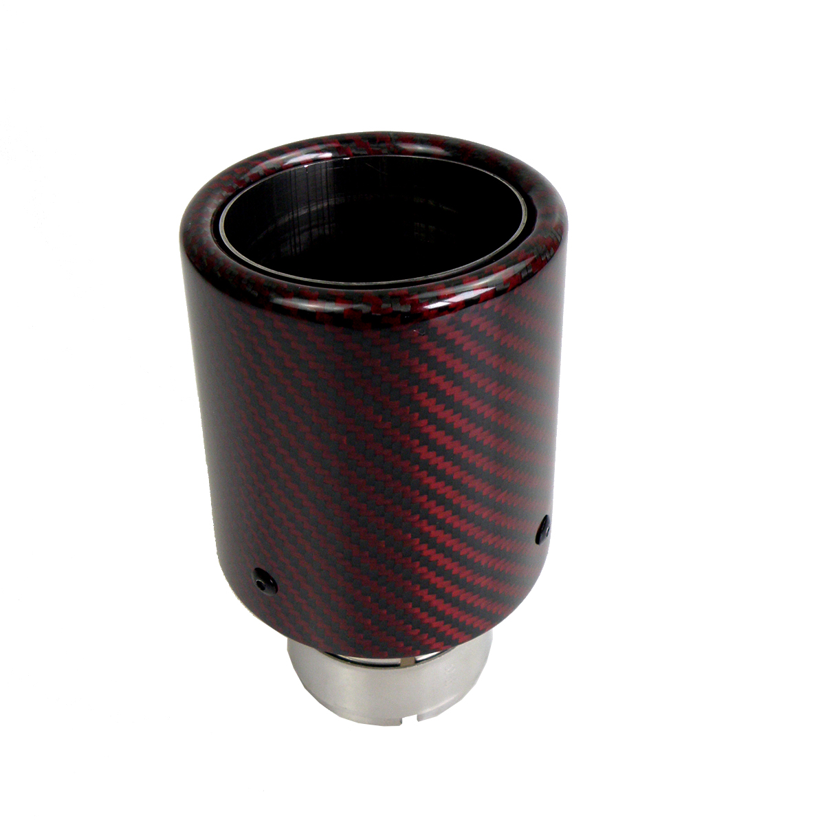 4.5" Outlet Glossy Red Twill Carbon Fiber Exhaust Pipe Curly Edge Muffler Tips Outlet 114mm
4.5" Outlet Glossy Red Twill Carbon Fiber Exhaust Pipe Curly Edge Muffler Tips Outlet 114mm