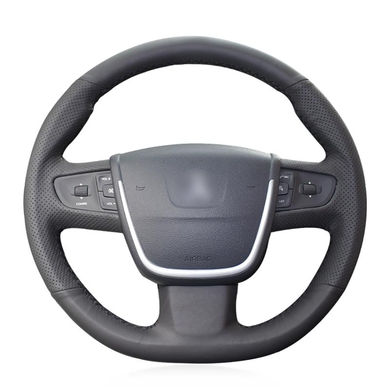 Hand Sew Black Genuine Leather Car Steering Wheel Cover for 508 2011-2018 508 SW 2011-2018
Hand Sew Black Genuine Leather Car Steering Wheel Cover for 508 2011-2018 508 SW 2011-2018