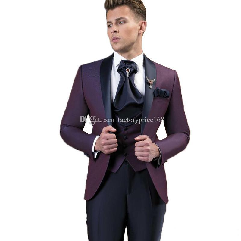 Fashionable One Button Groomsmen Shawl Lapel Groom Tuxedos Men Suits Wedding/Prom/Dinner Best Man Blazer(Jacket+Pants+Tie+Vest) AA214, Same as image
Fashionable One Button Groomsmen Shawl Lapel Groom Tuxedos Men Suits Wedding/Prom/Dinner Best Man Blazer(Jacket+Pants+Tie+Vest) AA214, Same as image