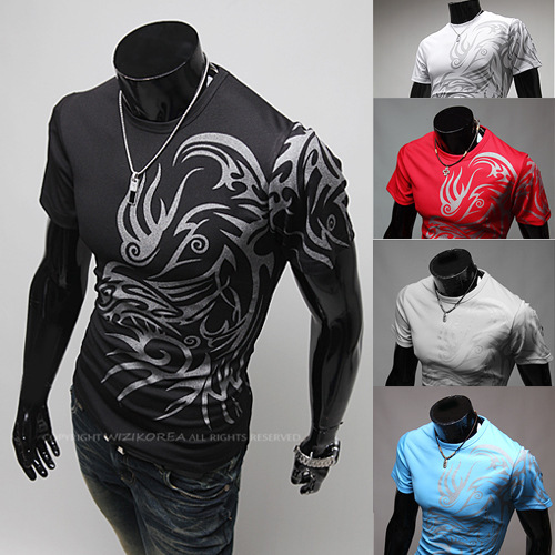 Brand Designer Asian Size Men Round Neck Short Sleeve T Shirt New Tattoo Tshirt Fashion Men Dragon Print Tees Tops, White
Brand Designer Asian Size Men Round Neck Short Sleeve T Shirt New Tattoo Tshirt Fashion Men Dragon Print Tees Tops, White