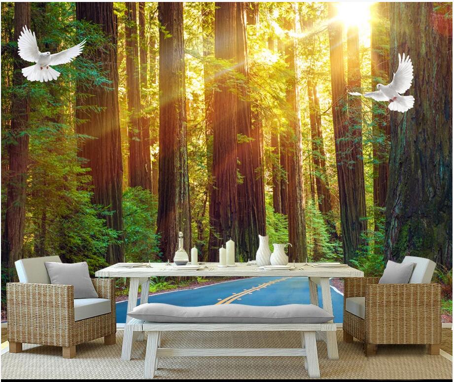 3d mural wallpaper custom photo Forest landscape tree-lined road living room sofa TV background household landscape wall tapestry 3d, Non woven
3d mural wallpaper custom photo Forest landscape tree-lined road living room sofa TV background household landscape wall tapestry 3d, Non woven