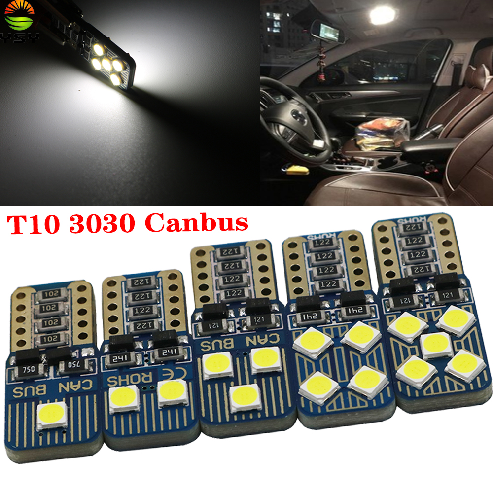 YSY 500X T10 W5W Super Bright 3030 2/4/6/8/10 SMD LED CANBUS NO ERROR Car Backup Reserve Lights Bulb Tail Lamp White DC12V, As pic
YSY 500X T10 W5W Super Bright 3030 2/4/6/8/10 SMD LED CANBUS NO ERROR Car Backup Reserve Lights Bulb Tail Lamp White DC12V, As pic