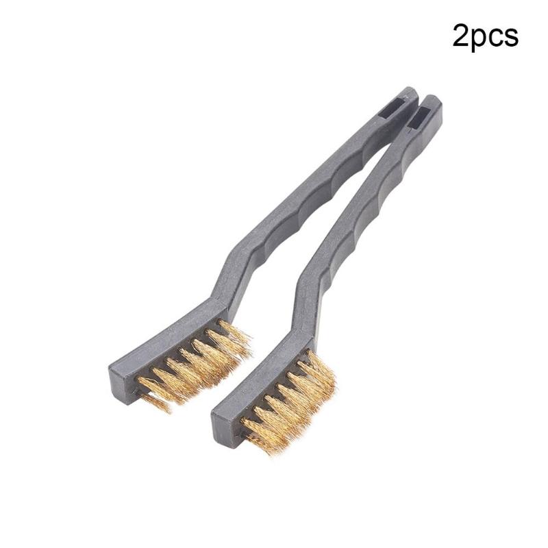 Durable 2pcs/5pcs/10pcs Plastic Handle Pure Copper Wire Cleaning Brush 1.3cm Working Height 17cm Total Length Metal Brush
Durable 2pcs/5pcs/10pcs Plastic Handle Pure Copper Wire Cleaning Brush 1.3cm Working Height 17cm Total Length Metal Brush