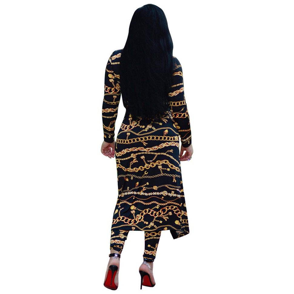 Women 2 Piece Pants Club Outfits Long Sleeve Floral Open Front Cardigan and Pants Set Loose Blouse Coat Long Pants Two Piece