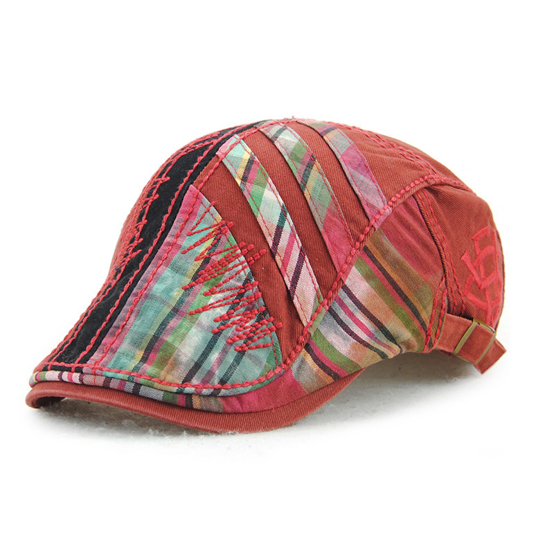 2018 New Fashion Plaid Cotton Beret Hats for Men Women Outdoor Casual Berets Caps Patchwork Hats, Black
2018 New Fashion Plaid Cotton Beret Hats for Men Women Outdoor Casual Berets Caps Patchwork Hats, Black