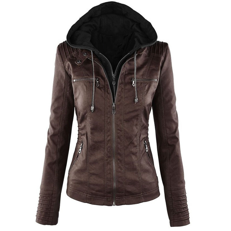 Women Casual Jackets 2020 New Fashion Solid Color Coats Womens Designer Slim Hip Hop Streerwear Women Casual Motorcycle Clothing, Black
Women Casual Jackets 2020 New Fashion Solid Color Coats Womens Designer Slim Hip Hop Streerwear Women Casual Motorcycle Clothing, Black