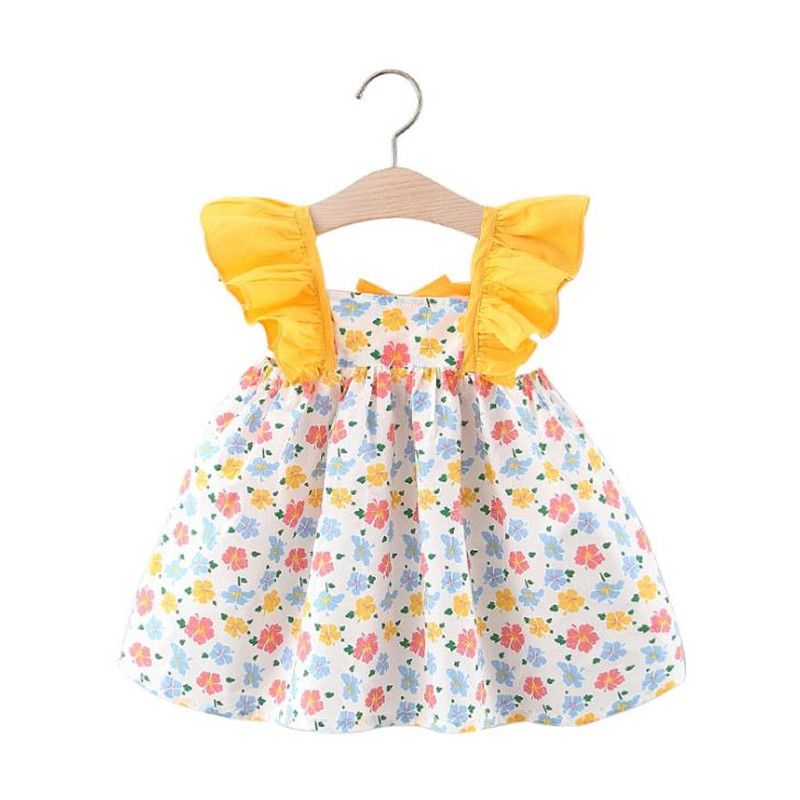 DFXD 2020 Summer Infant Clothes Baby Dress Flower Print Sleeveless Sling Princess Dress New Fashion Girl Vest Outfit 6M-3M, Yellow
DFXD 2020 Summer Infant Clothes Baby Dress Flower Print Sleeveless Sling Princess Dress New Fashion Girl Vest Outfit 6M-3M, Yellow