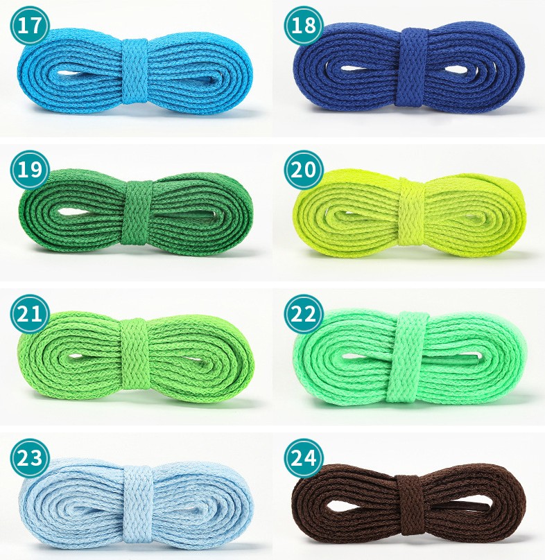 New Flat Shoelaces Dress Canvas Shoe Lace Sneaker Boots Shoe Laces Unisex Strings Shoelace 56 Colors