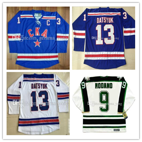 Men's Embroidery Logos Hockey Jerseys White Blue Full Stitched 13 Pavel Datsyuk 17 Ilya Kovalchuk KHL CKA St Petersburg Jersey Blue White
Men's Embroidery Logos Hockey Jerseys White Blue Full Stitched 13 Pavel Datsyuk 17 Ilya Kovalchuk KHL CKA St Petersburg Jersey Blue White