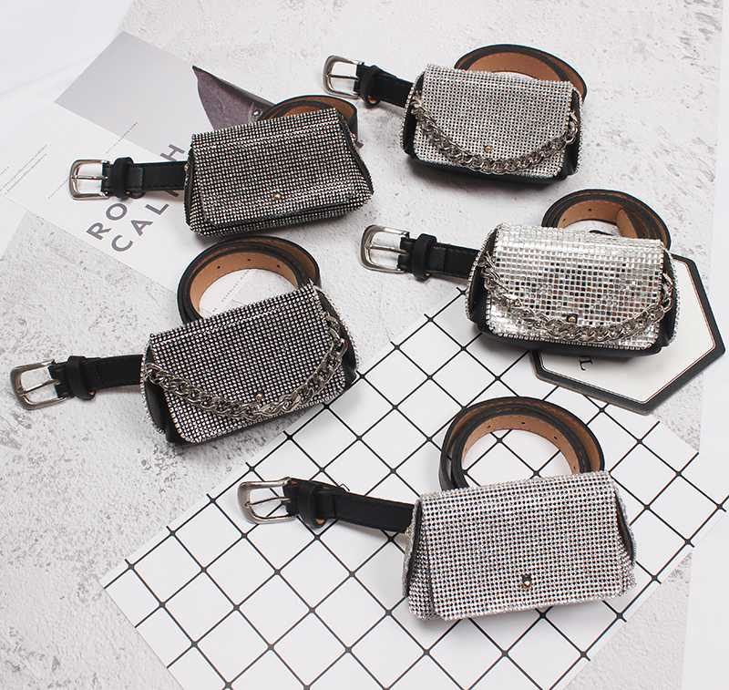 2020 Full Rhinestone Flap Cover Fanny Packs Women Fashion PU Leather Waist Belts With Bag Crystal Coin Lipstic Mini Money Bag, Sky blue
2020 Full Rhinestone Flap Cover Fanny Packs Women Fashion PU Leather Waist Belts With Bag Crystal Coin Lipstic Mini Money Bag, Sky blue