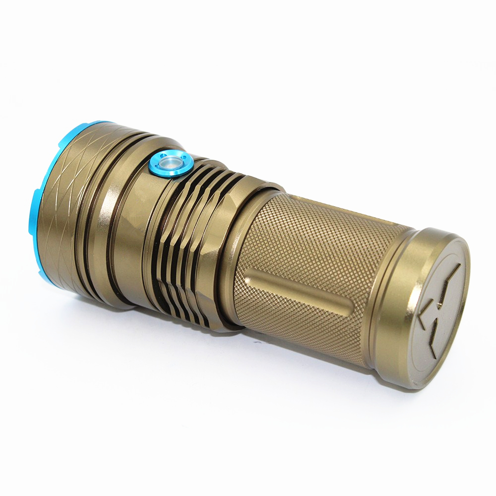25000 lumens SKYRAY King 12T6 LED flashlamp 12 x XM-L T6 Tactical Portable Led Flashlight Hunting Lamp Flashlights Torch