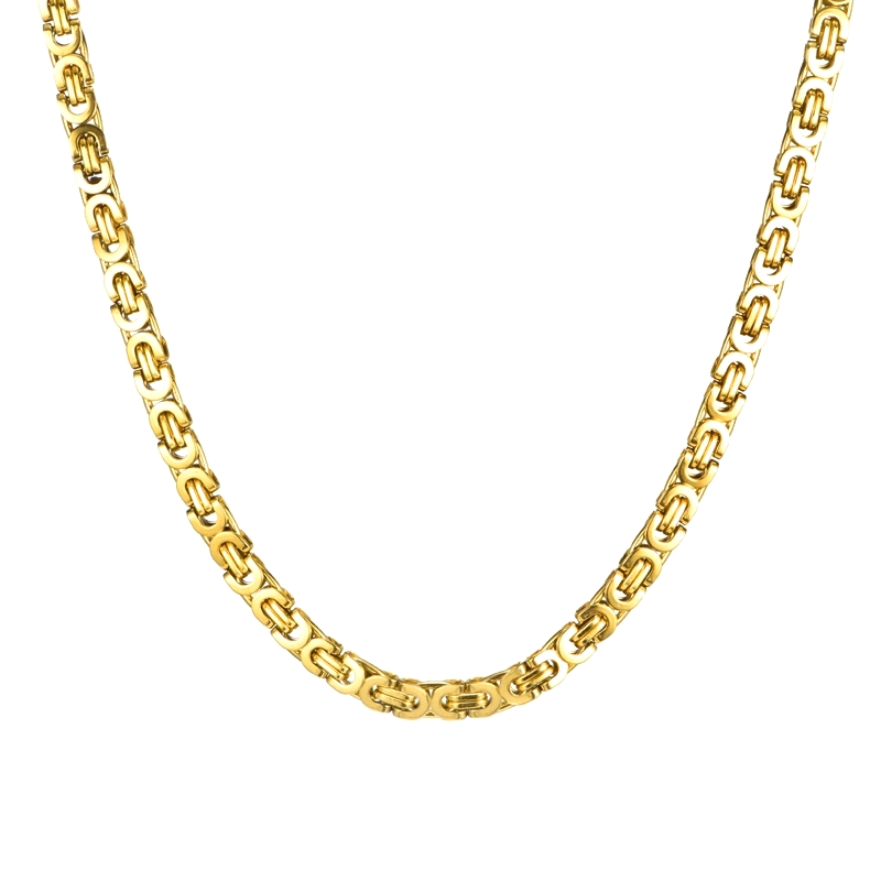 USENSET Fashion Jewelry Stainless Steel Necklace 6mm Box Byzantine Link Chain gold Silver Color For Mens Womens
USENSET Fashion Jewelry Stainless Steel Necklace 6mm Box Byzantine Link Chain gold Silver Color For Mens Womens