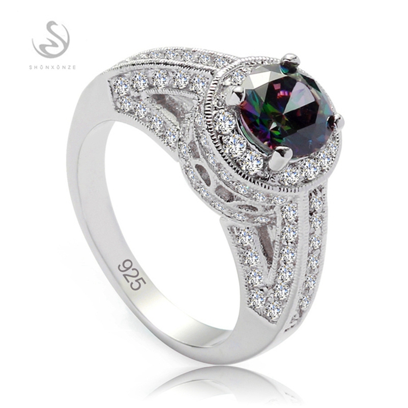 SHUNXUNZE Shinning 925 sterling silver Engagement wedding rings jewelry career for Noble women Rainbow Cubic Zirconia S-3798 size 6 7 8 9
SHUNXUNZE Shinning 925 sterling silver Engagement wedding rings jewelry career for Noble women Rainbow Cubic Zirconia S-3798 size 6 7 8 9