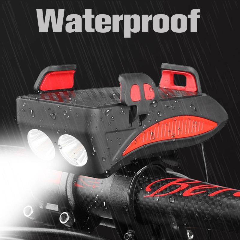 4 In 1 Bike Light USB Highlight Bicycle Phone Holder Light Cycling Horn Led Power Bank Mobile Phone Bracket Rechargeable
4 In 1 Bike Light USB Highlight Bicycle Phone Holder Light Cycling Horn Led Power Bank Mobile Phone Bracket Rechargeable