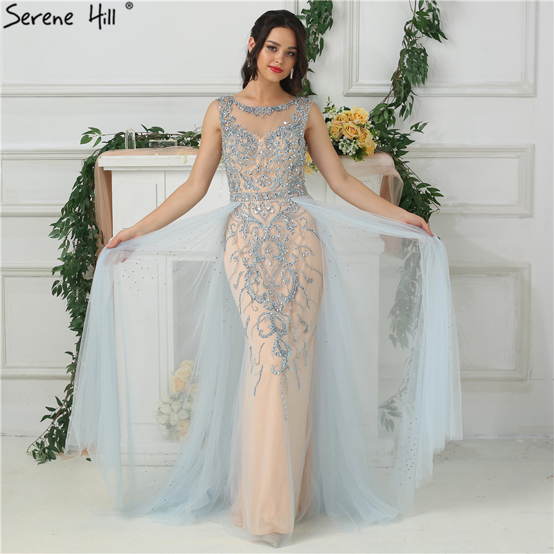 Blue Diamond Luxury A-Line New Evening Dress Sleeveless Fashion Sexy With Train Evening Dress 2019 Real Photo LA6635
Blue Diamond Luxury A-Line New Evening Dress Sleeveless Fashion Sexy With Train Evening Dress 2019 Real Photo LA6635