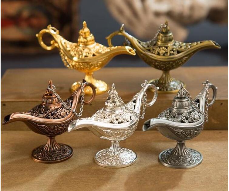 Fragrance Lamps Classic Rare Hollow Legend Magic Genie Lamps Incense Burners Retro Wishing Oil Lamp Home Decor Gift
Fragrance Lamps Classic Rare Hollow Legend Magic Genie Lamps Incense Burners Retro Wishing Oil Lamp Home Decor Gift