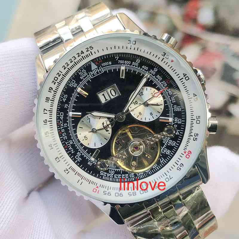 Luxury Mens Watches Leather Strap Automatic Mechanical Wristwatch Business Fashion Sports Mens Designer Watches Wristwatches, Slivery;brown
Luxury Mens Watches Leather Strap Automatic Mechanical Wristwatch Business Fashion Sports Mens Designer Watches Wristwatches, Slivery;brown